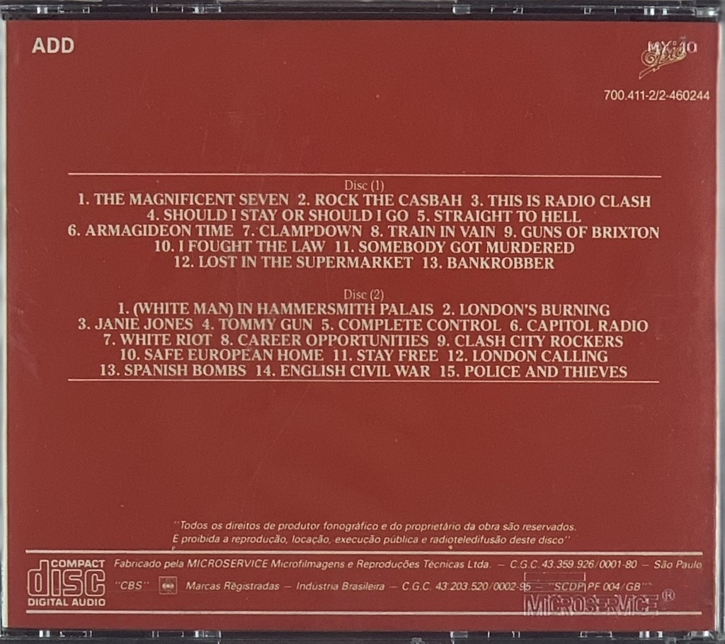 Clash,The – The Story of the Clash [Volume 1] (2CDs usados